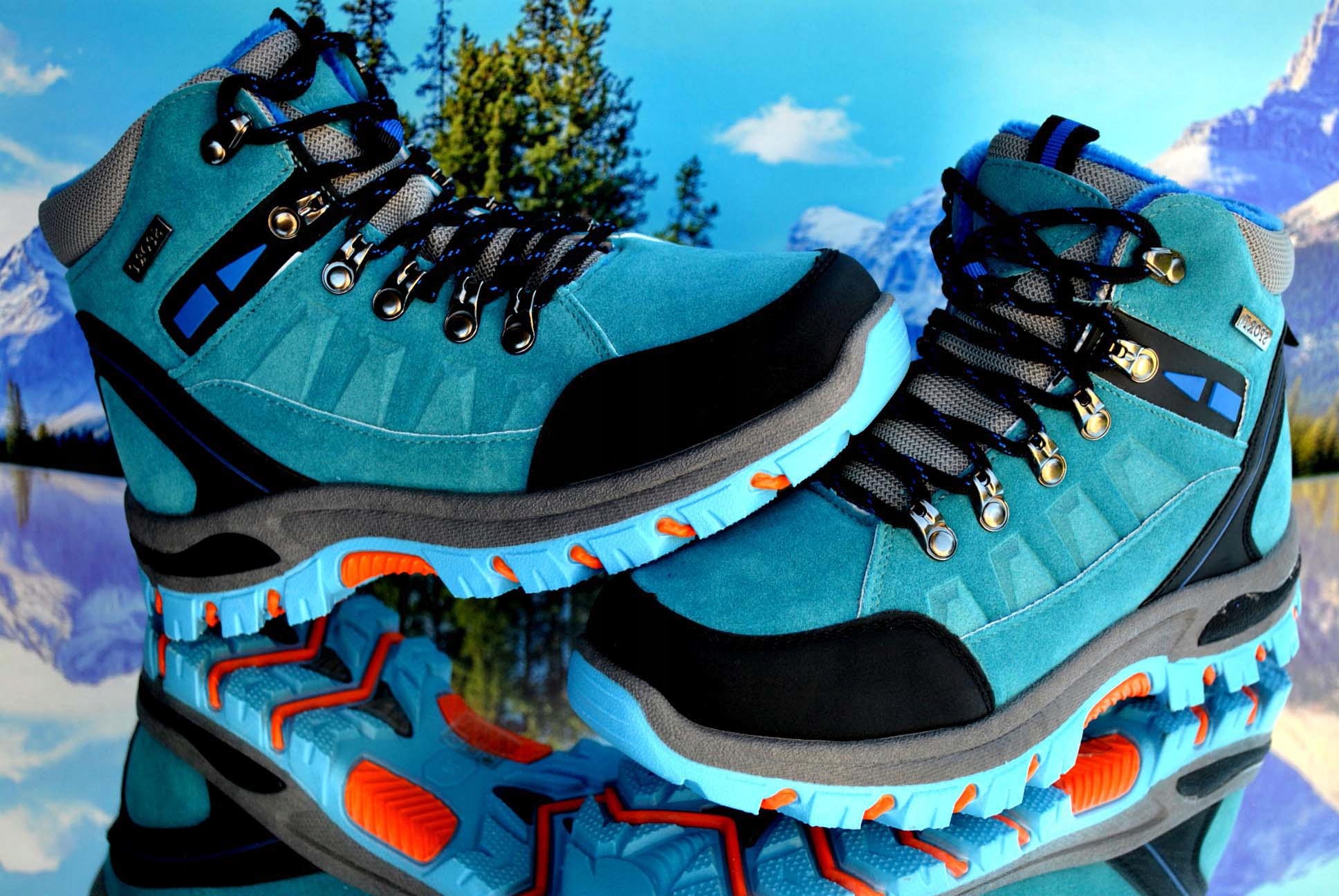 BUT ZIMOWY OCIEPLANY TREKING GÓRSKI TRAPER ŚNIEGIEC SPORT Rozmiar 38-39