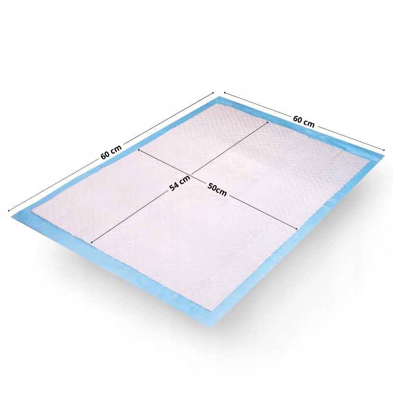 Podkłady DO PRZEWIJANIA chłonne 60x60 cm MATY higieniczne MOCNE 100 szt. Wyrób medyczny tak