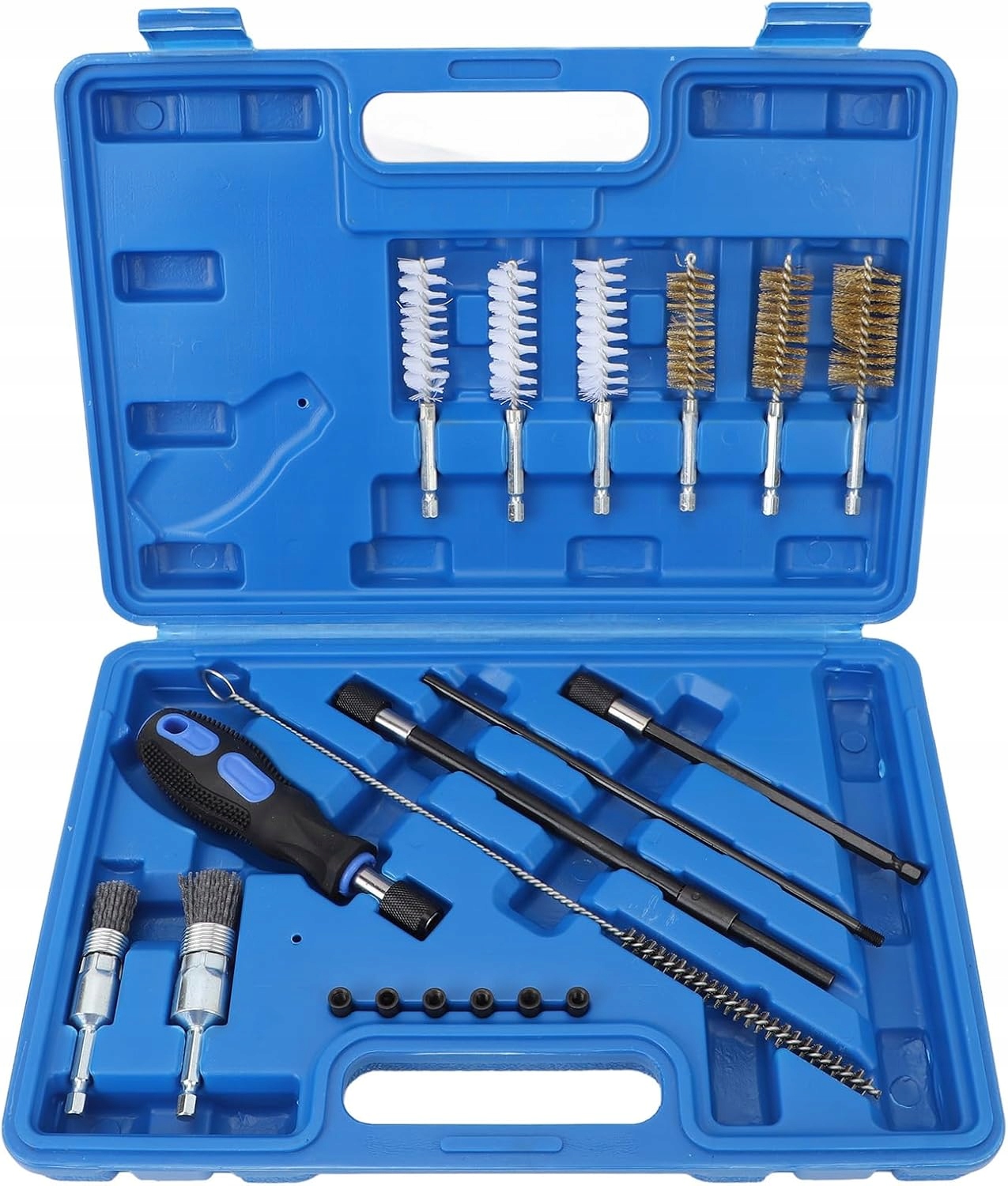 Sada kartáčů na čištění zásuvek vstřikovačů 19 ks