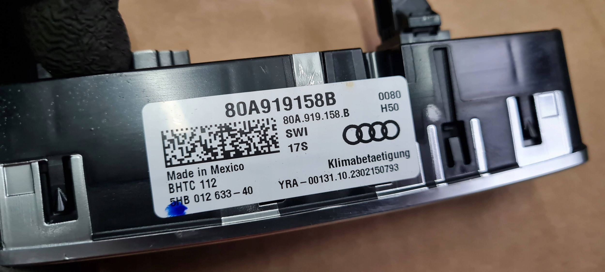 SQ5 80A Q5 LIFT PANEL DES LÜFTERS KLIMAANLAGE HECK 80A919158B
