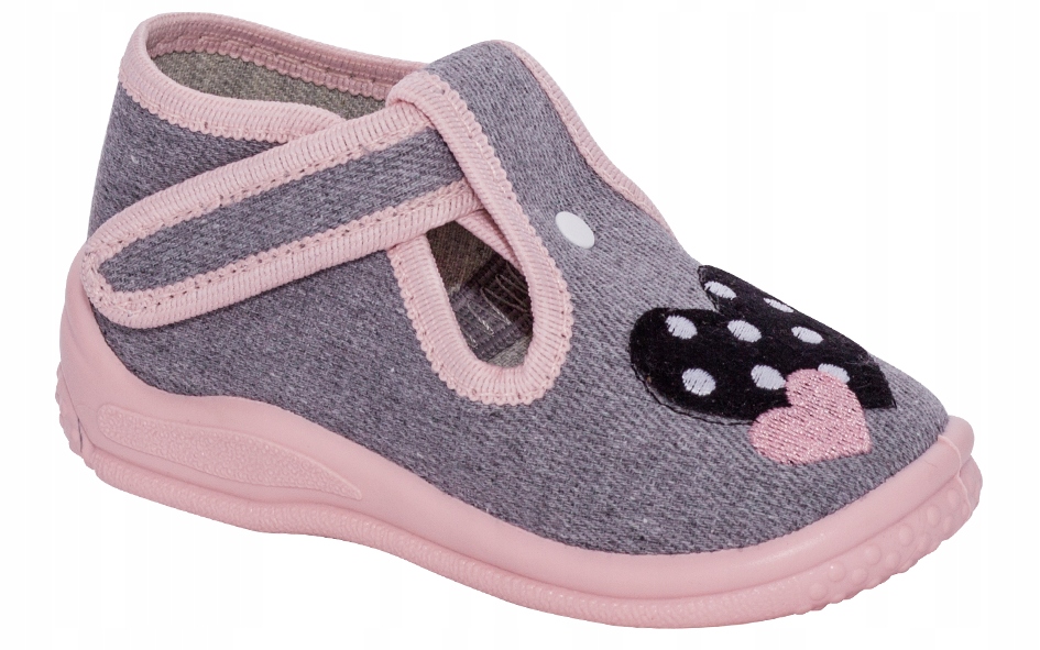 

Zetpol kapcie tenisówki dziewczęce Basia szara 22