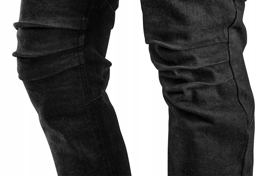 SPODNIE ROBOCZE JEANS DENIM CZARNE ELASTAN ROZMIAR L NEO 81-233 Rozmiar L