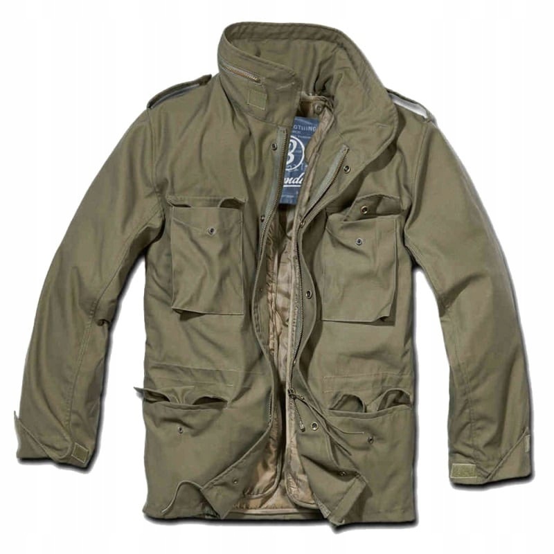 Kurtka parka z kapturem wojskowa męska ciepła Brandit M65 Classic Olive XXL
