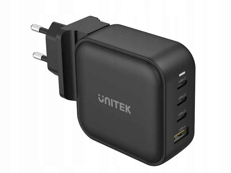 Ładowarka sieciowa GaN Usb-a Usb-c x3 Pd 100W Unitek P1112ABK