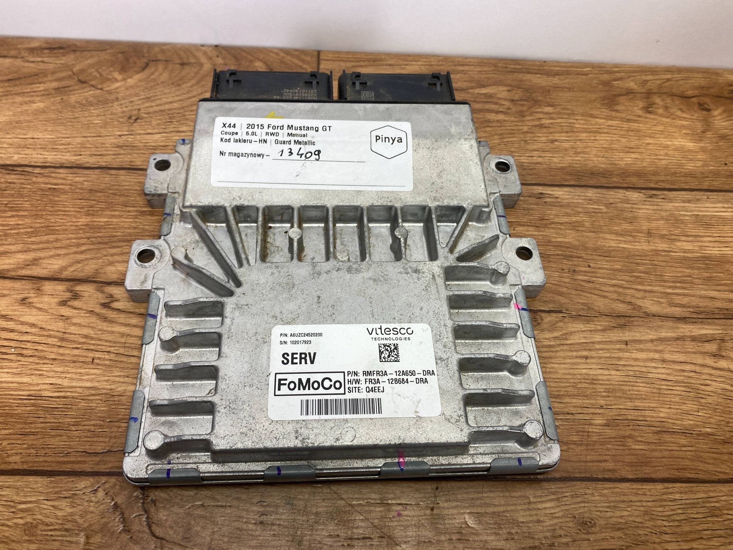 control unit ECU of the engine Ford Mustang VI 5.0 GT 2015+