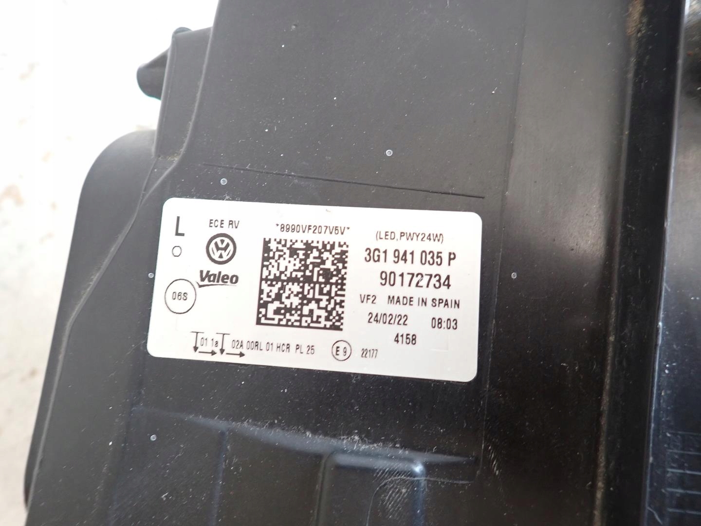 light front front left VW PASSAT B8 LIFT 2019- FULL LED 3G1941035P