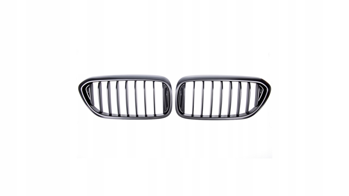 Gril Bmw 5 G30 F90 G31 s jednoduchými rebrami Matt Black