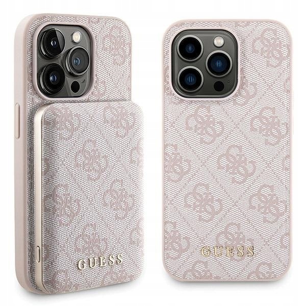 Zestaw Guess GUBPM5P15X4GEMGP iPhone15 Pro Max 6.7" hardcase Powerba