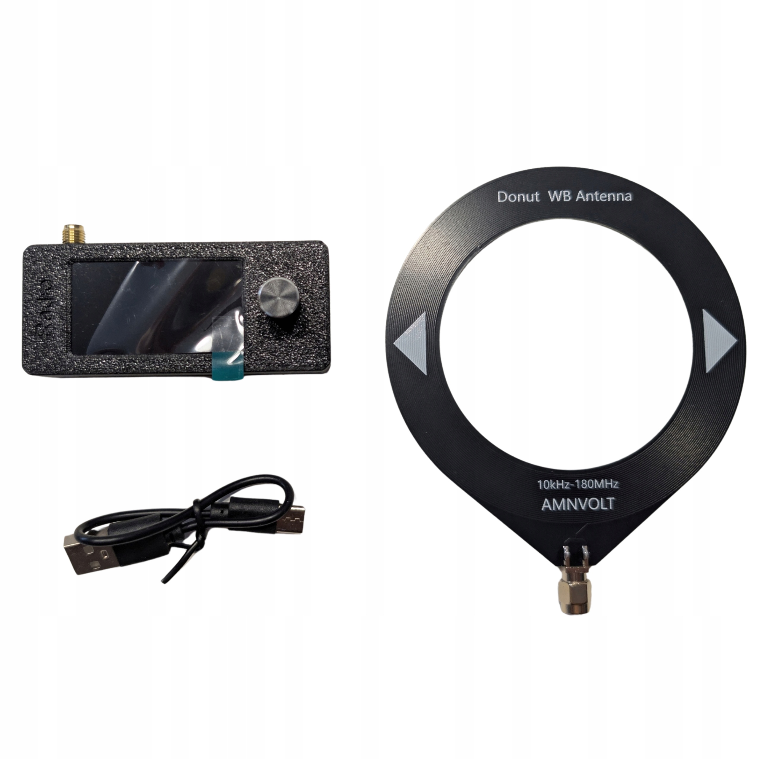 ATS MINI RADIO SI4732 DSP v2 odbiornik SDR czarny antena w komplecie