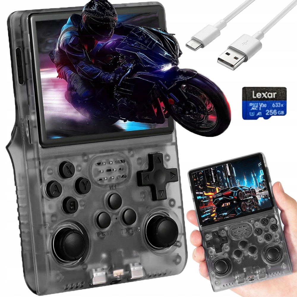 Retro Przenośna Mobilna Konsola R40S Pro 256GB Do Gier 3.5" Ips 30000+GIER