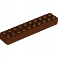 

Lego cegła 2x10 brązowa 1 szt. 3006 92538 Nowa