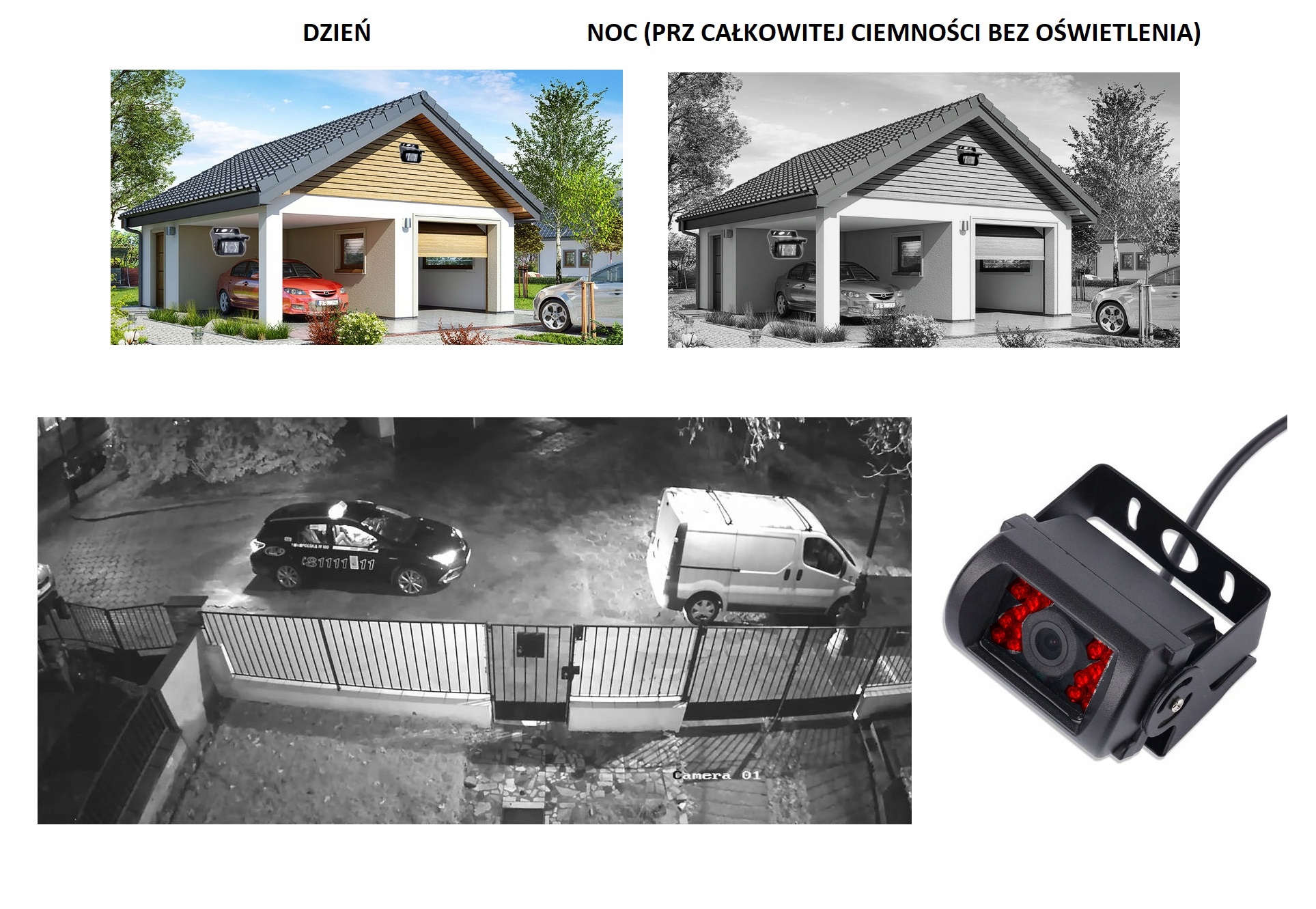 MONITOR 10,36'' 4X KAMERA REJESTRATOR TIR KOMBAJN Marka Projack