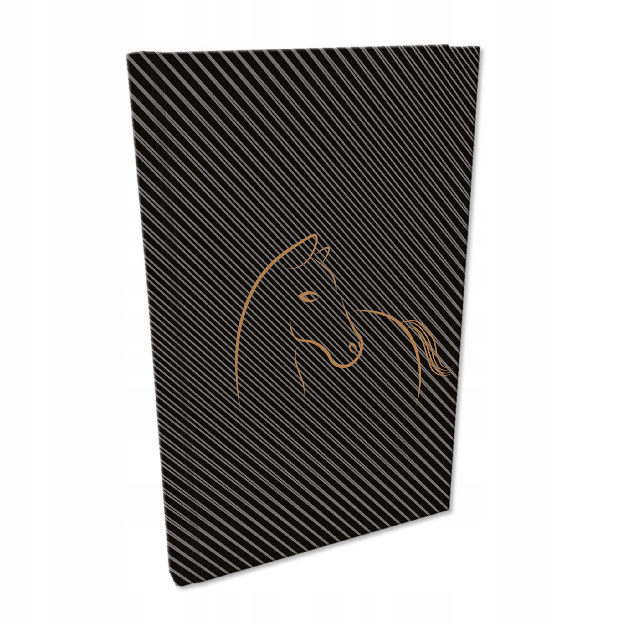 Elegancki Notes Notatnik A5 192str w kratkę Soft Touch KOŃ