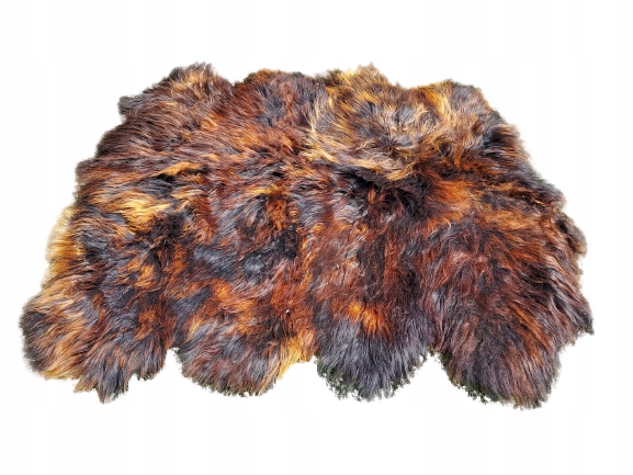 Koberec Prehoz z 8 ovčej kože Island Plamene