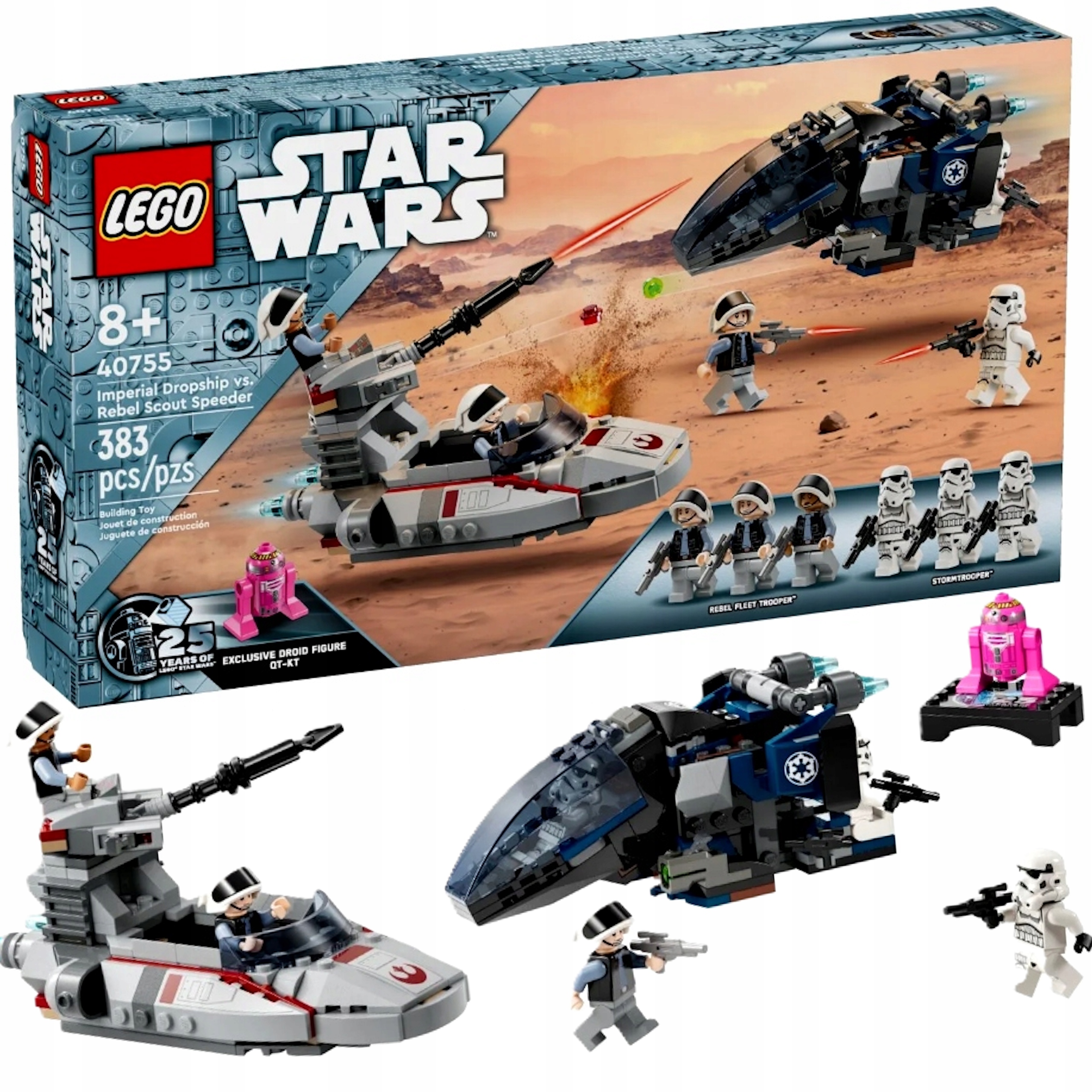 Lego Star Wars Imperialny Transportowiec Kontra Zwiadowczy Śmigacz