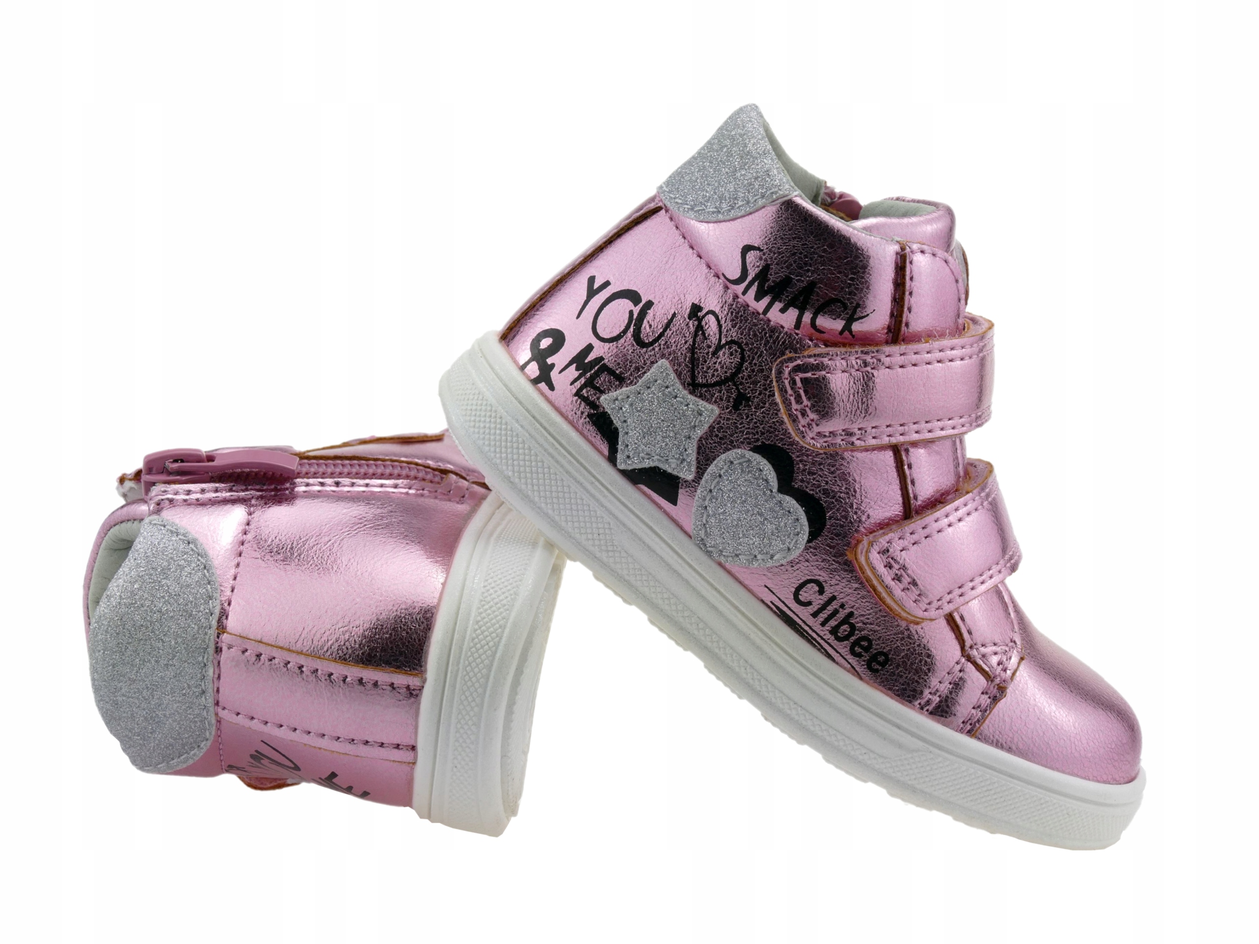 DZIEWCZĘCE TRZEWIKI PÓŁBUTY DZIECIĘCE BOTKI BUTY PRZEJŚCIOWE NA RZEPY R. 23