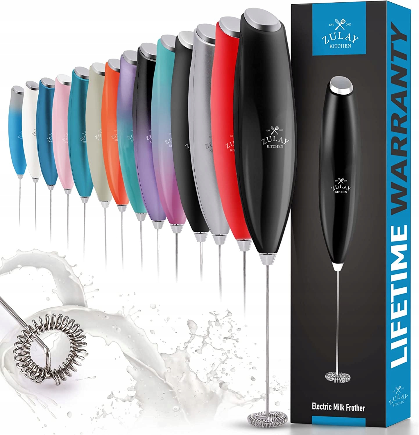 SPIENIACZ DO MLEKA ZE STOJAKIEM SILNIK TYTANOWY