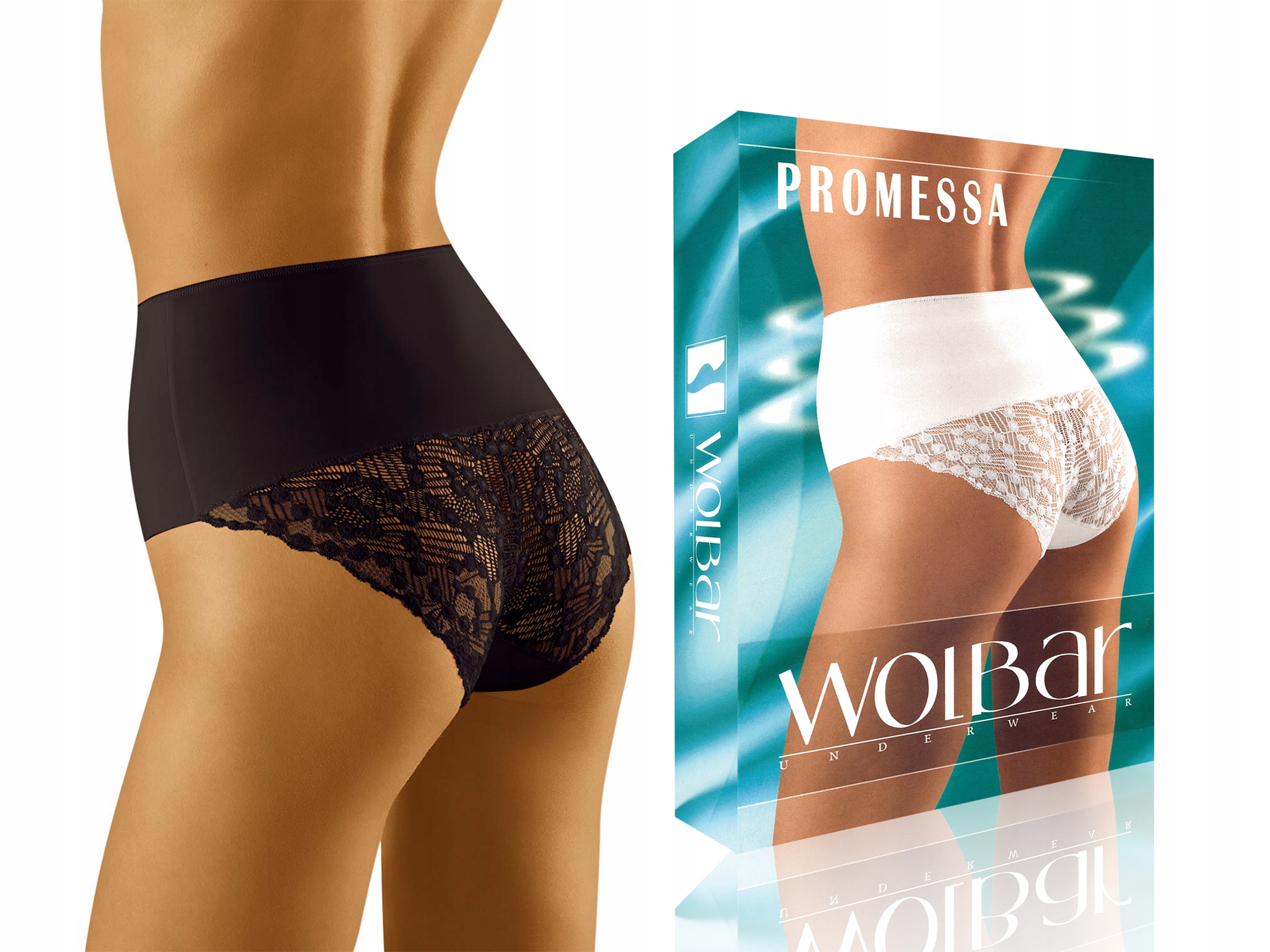 

Figi Czarne Promessa Wolbar Korygujące Talie XL