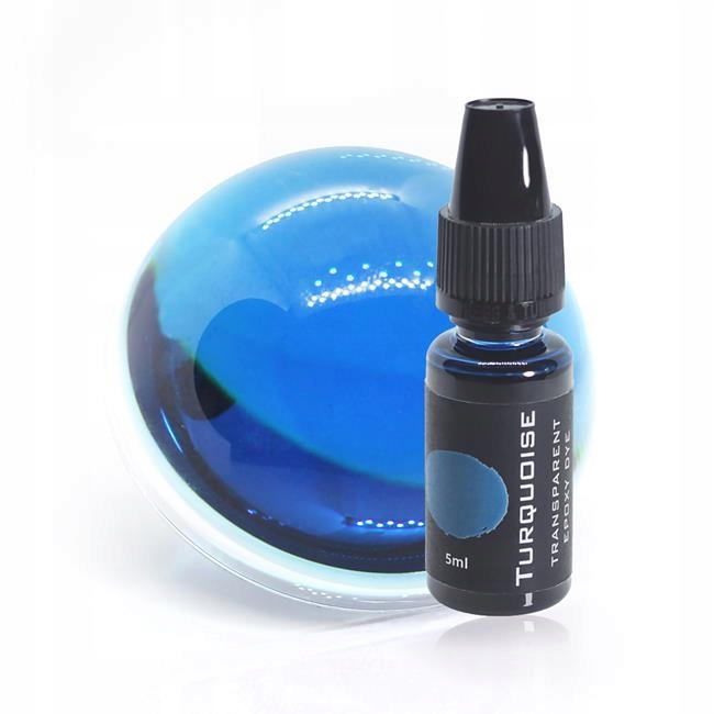

Pigment Barwnik Transparentny Turkusowy do Żywic