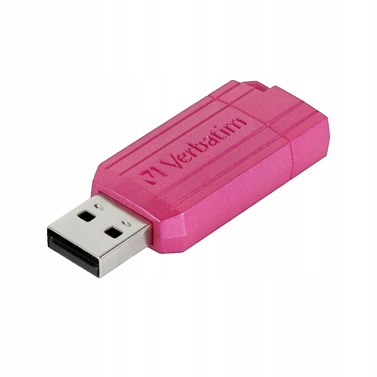 Pendrive Verbatim PinStripe 128 Gb Usb 2.0 rózsaszín