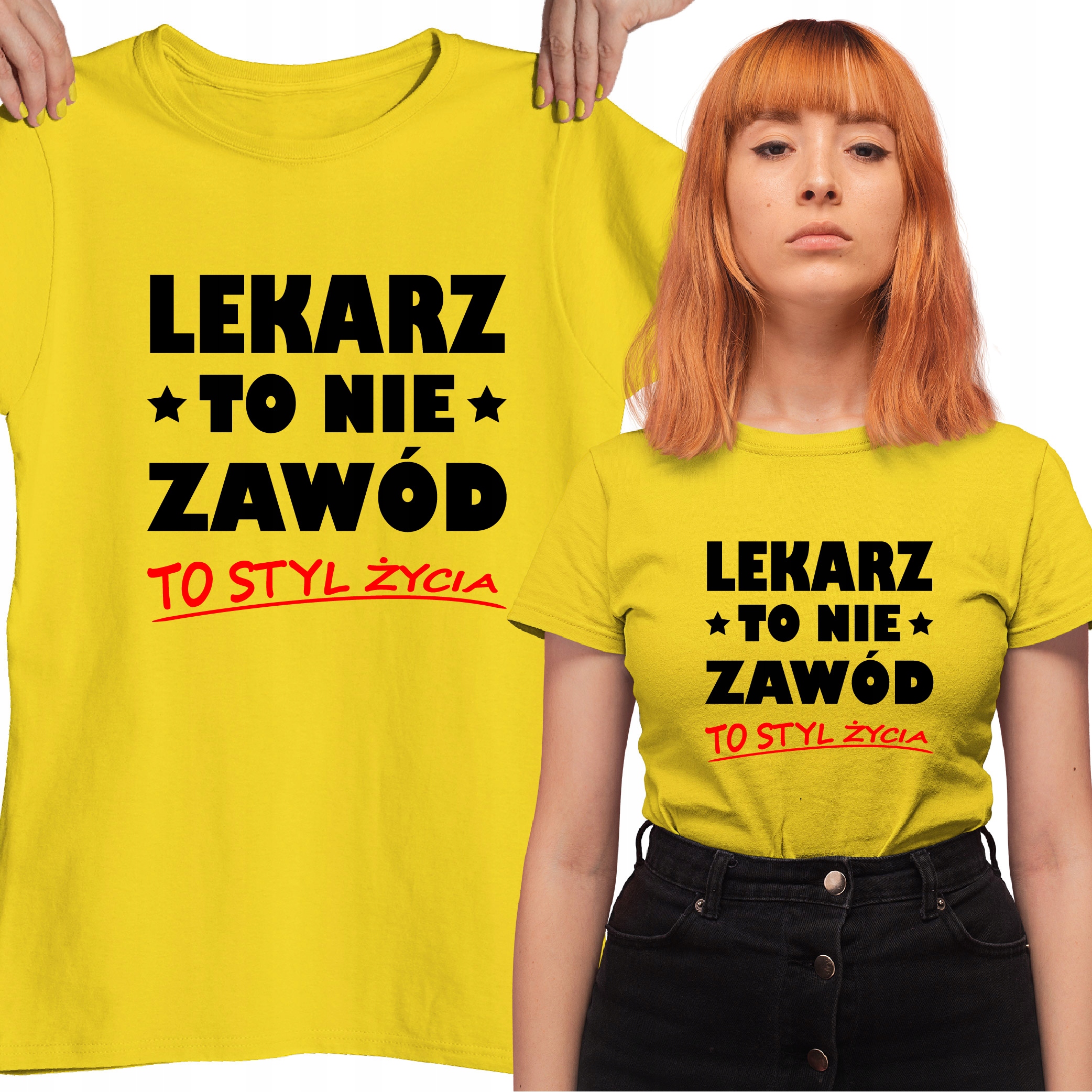 

Koszulka Bluzka Prezent Dla Lekarza Styl Życia