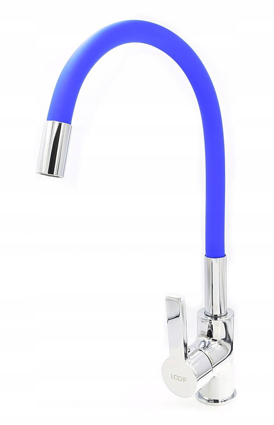 Kuchyňská baterie s ohebným výtokem Flex modrá Gamma