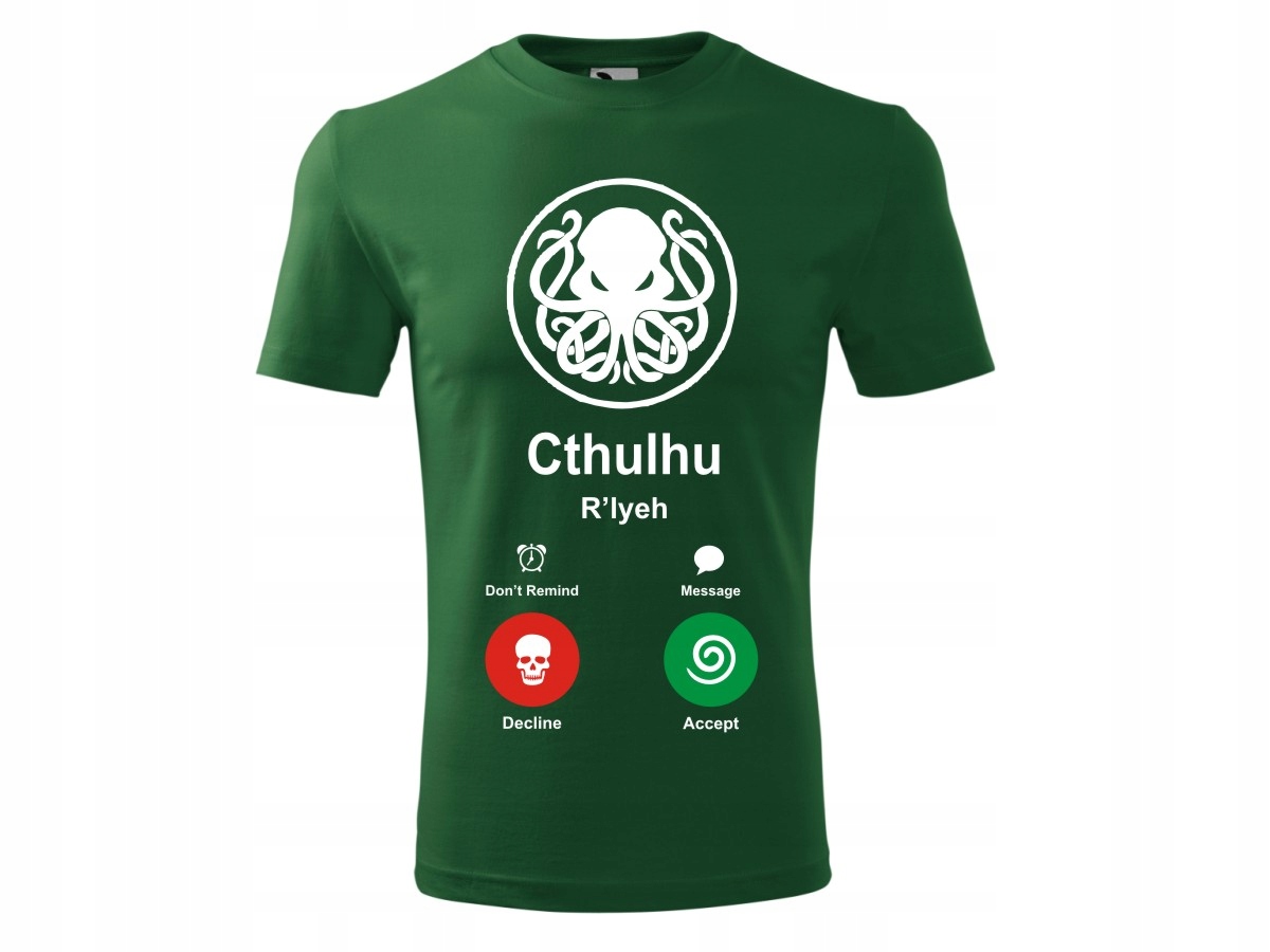 

Koszulka Tshirt Call Of Cthulhu, Zew Cthulhu wzory