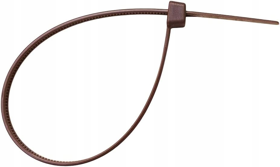 BRĄZOWE OPASKI ZACISKOWE TRYTYTKI OGRODOWE DZIAŁKA 4,8x300 Szerokość 4.8 mm