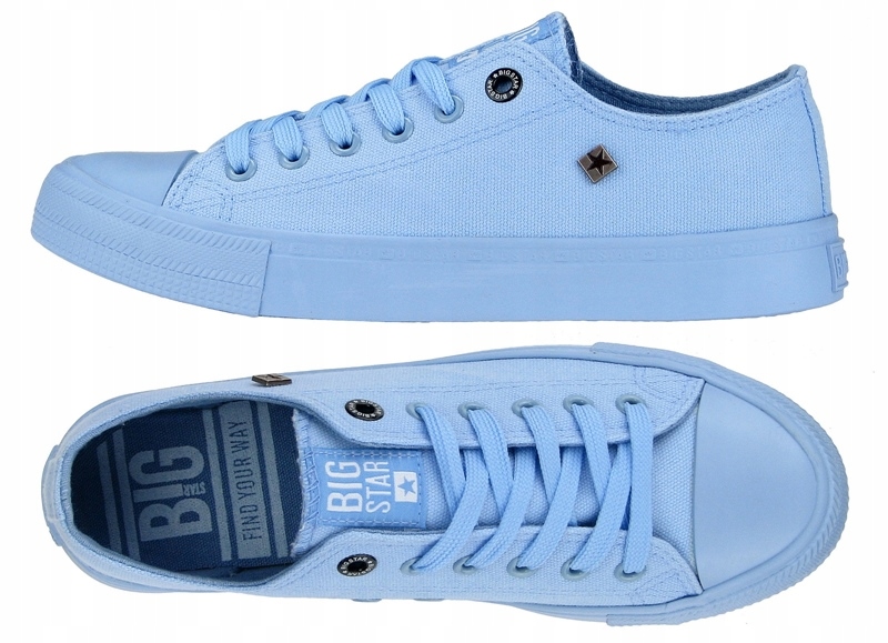 

Big Star Trampki damskie niebieskie AA274029 37