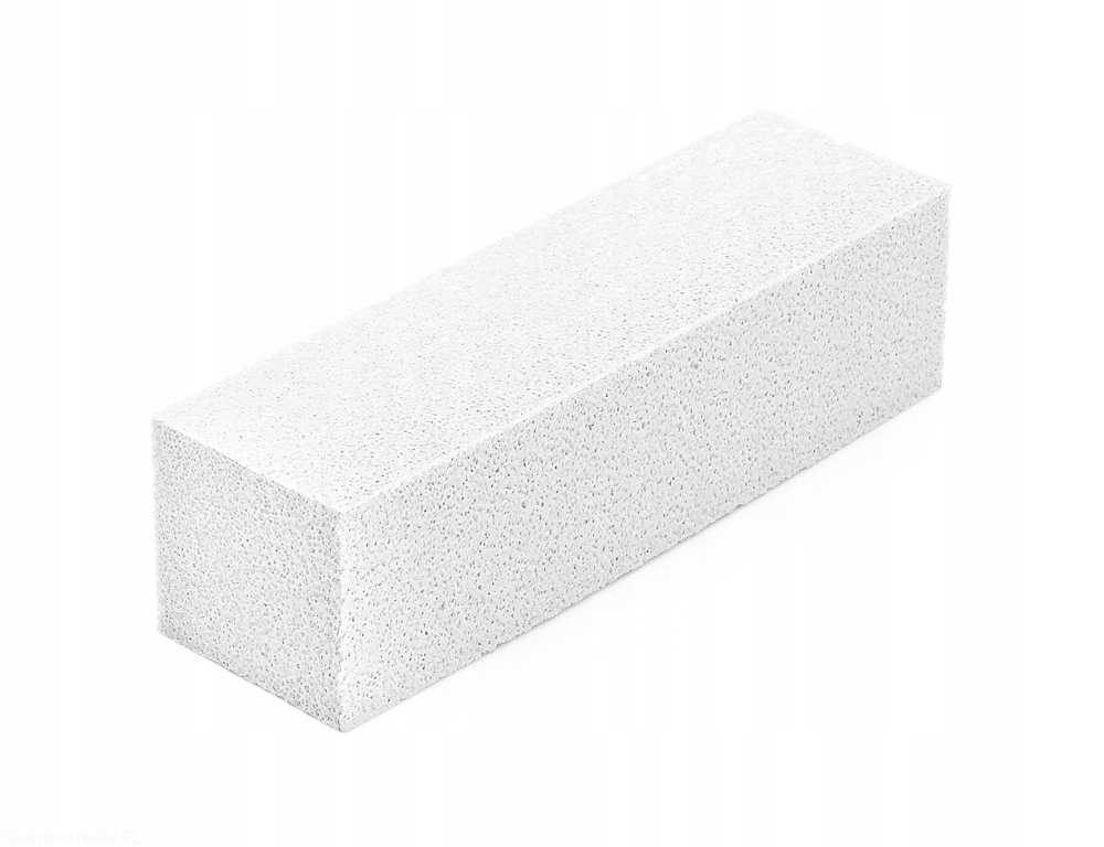 Blok polerski matujący biały kostka polerka pilnik