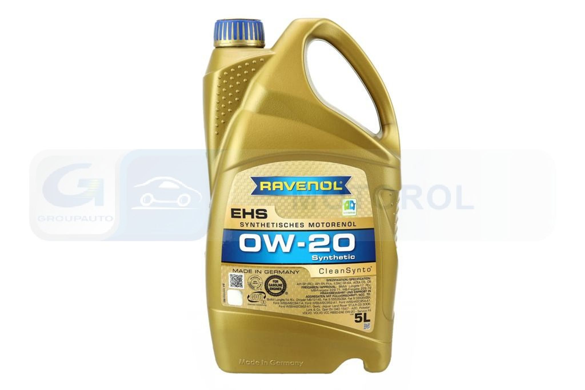 Motorový olej Rav Ehs Sae 0W20 5L Ravenol