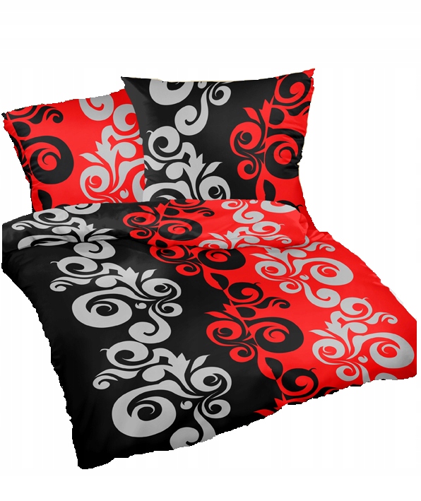 

Pościel bawełniana 160x200 poduszka jasiek 325red