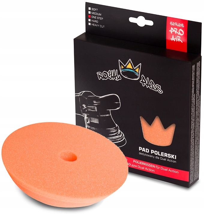 Royal Pads Air One Step Pad Orange jednoetapowy średnia twardość 135/145mm