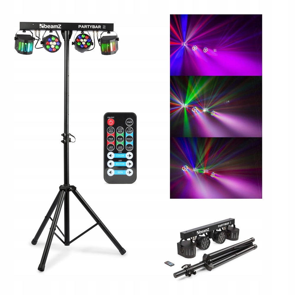 Reflektor 2x Par Rgbw 2x Derby DMX Pilot