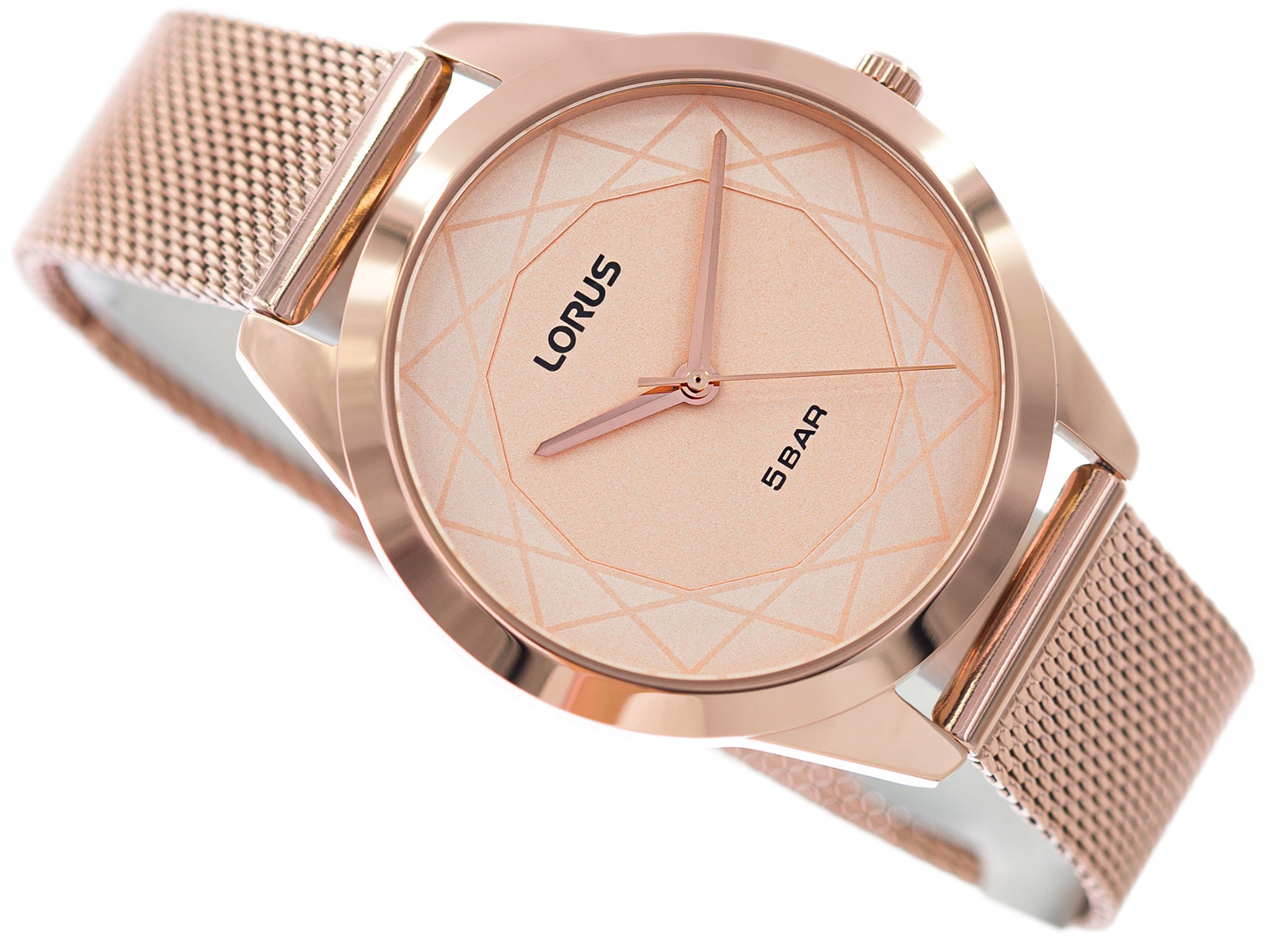 Dámské Hodinky Lorus RG284TX9 Růžové Zlato, Klasické
