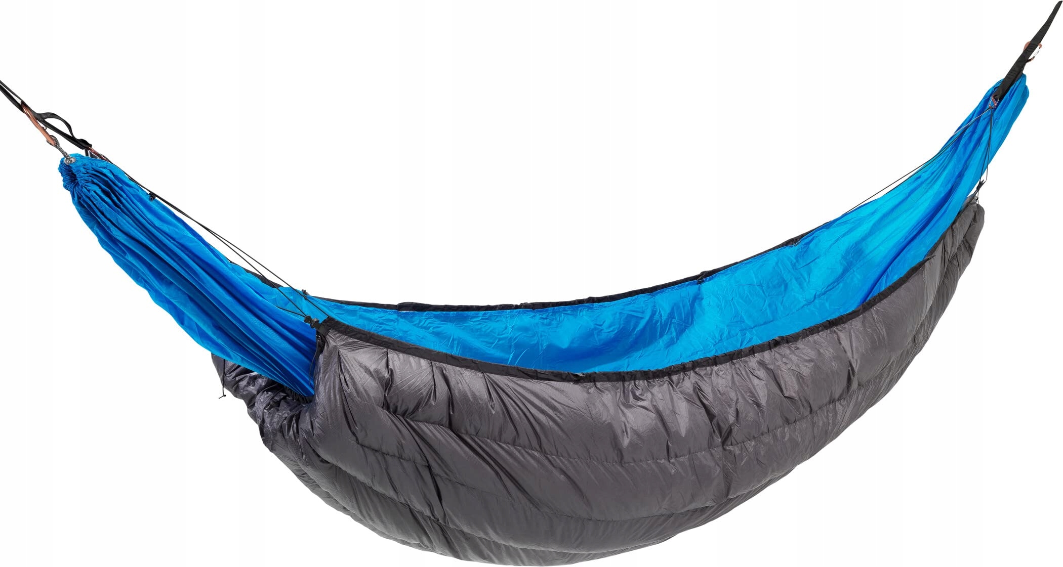 COCOON Hamak Podkoc Dół Puchowy Wymiary 205x122/88cm Kolor Szary/Srebrny — miniatura 2