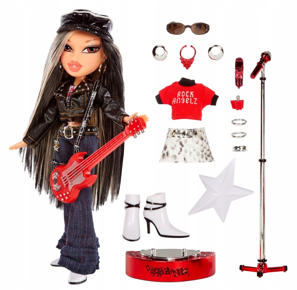 

Bratz Lalka Rock Angelz Jade + Akc Muzyczne