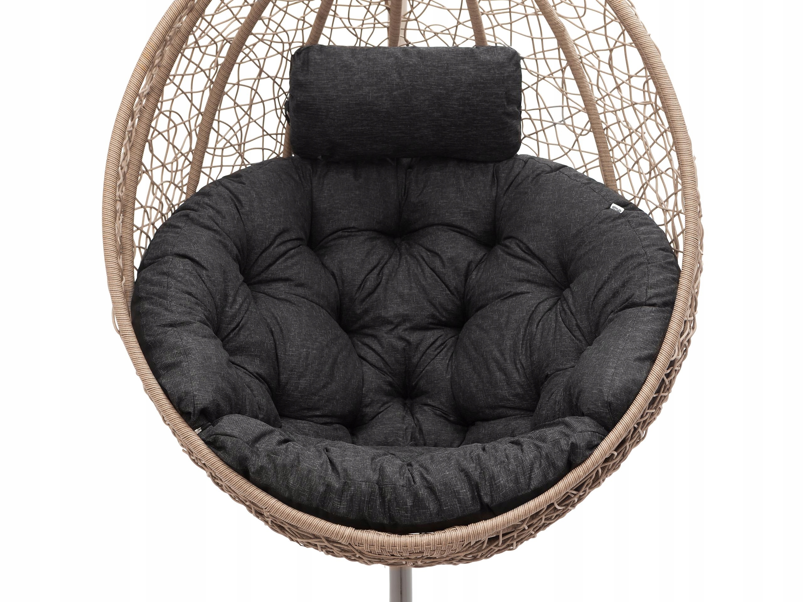 Poduszka na huśtawkę ogrodową, Wodoodporna Poducha na fotel wiszący kokon