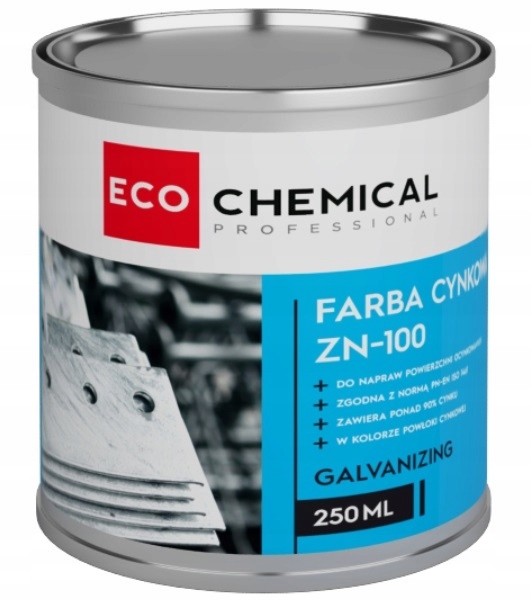 Eco Chemical Farba Cynkowa Antykorozyjna Zn 100 0.25L