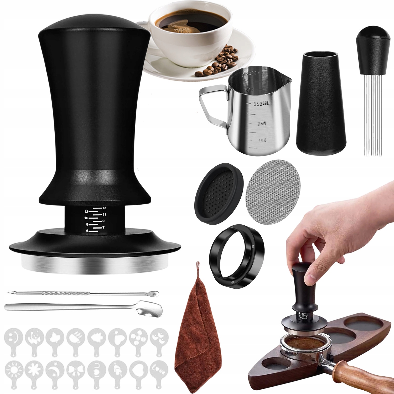 Levně Tamper Na Kávu 51 MM Příslušenství Pro Espresso-barista Tamper Na Kávu
