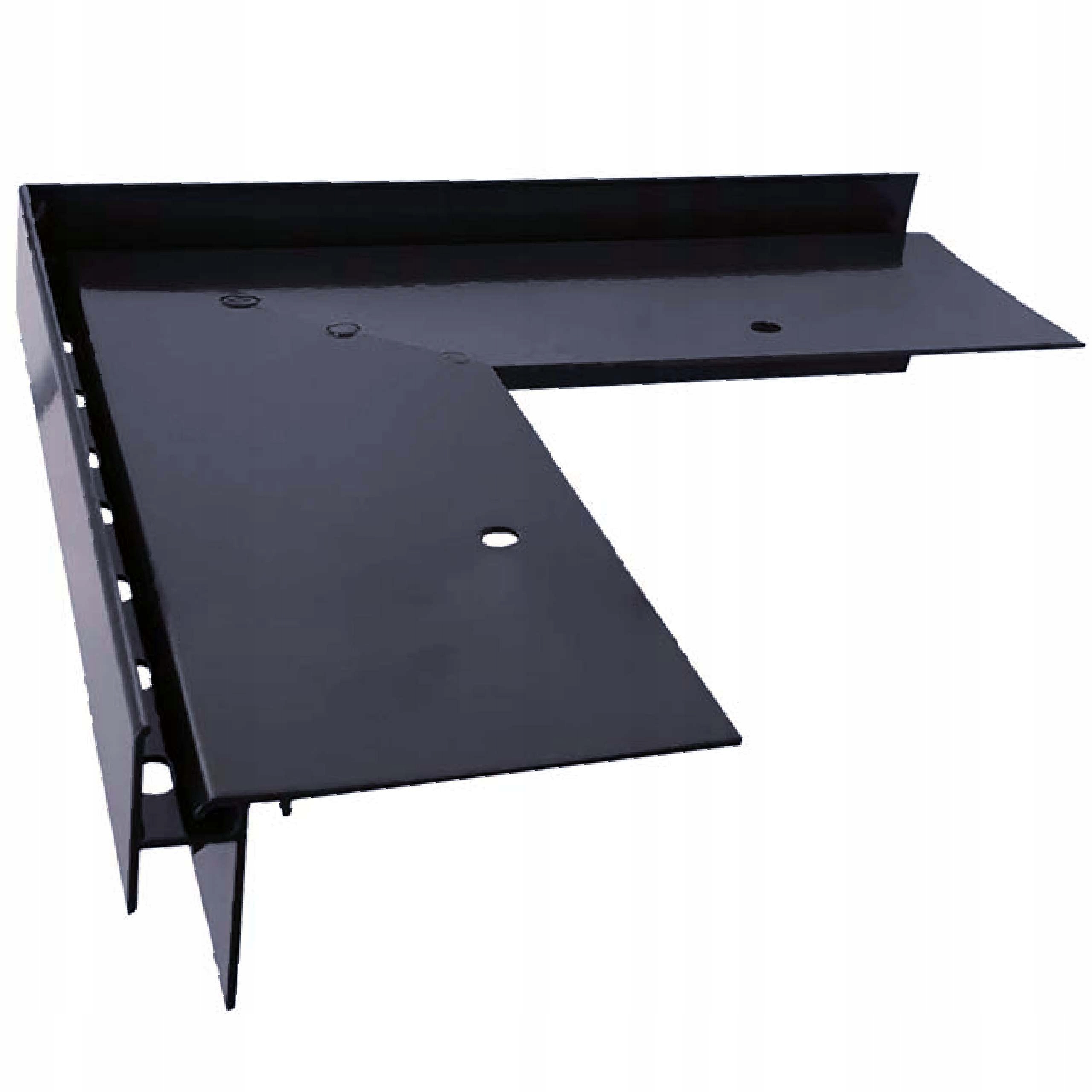 Narożnik zewnętrzny 90°, profil okapowy Renoplast Pro W35 Plus, Grafit 7024