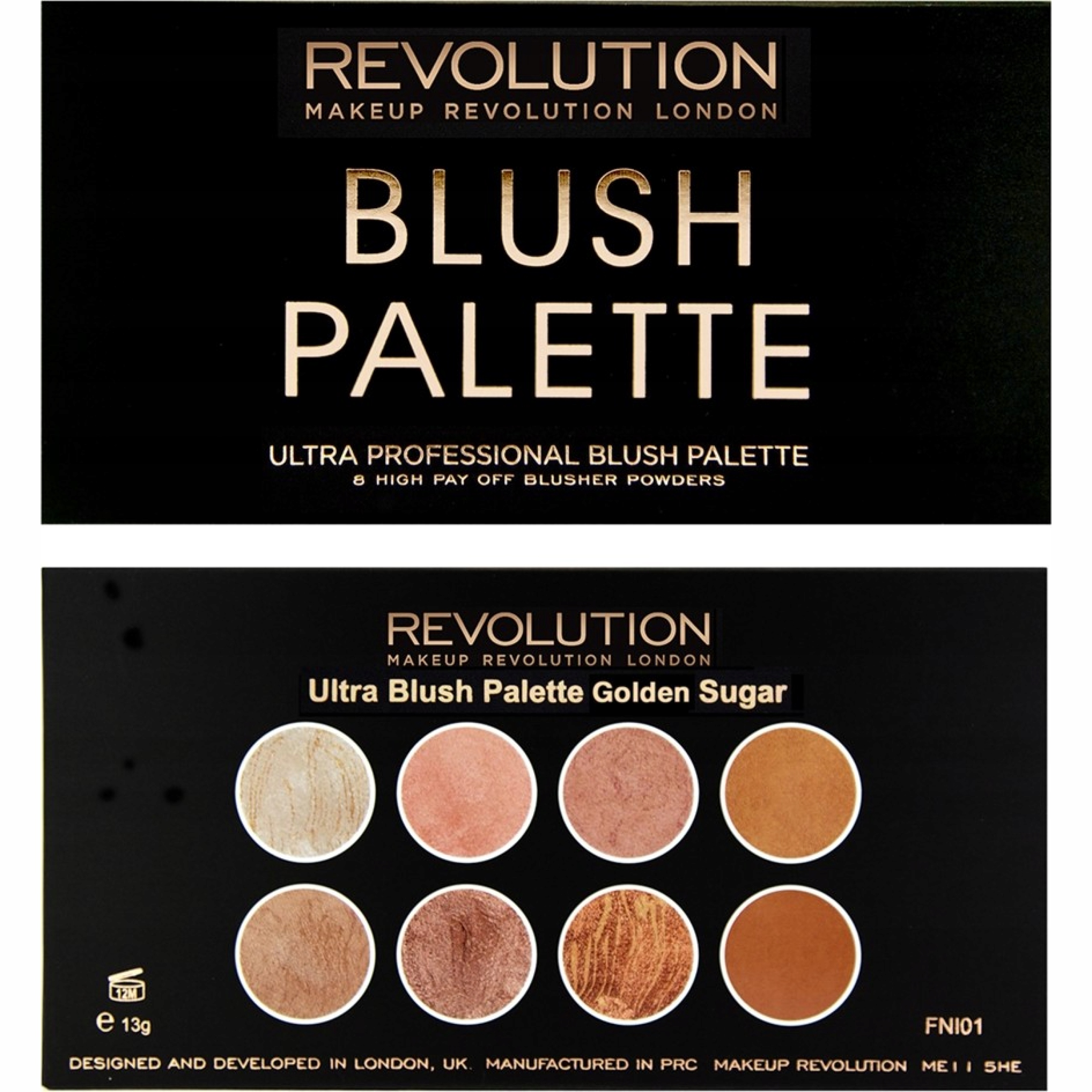 Makeup Revolution London Blush Palette Golden Sugar 13 g