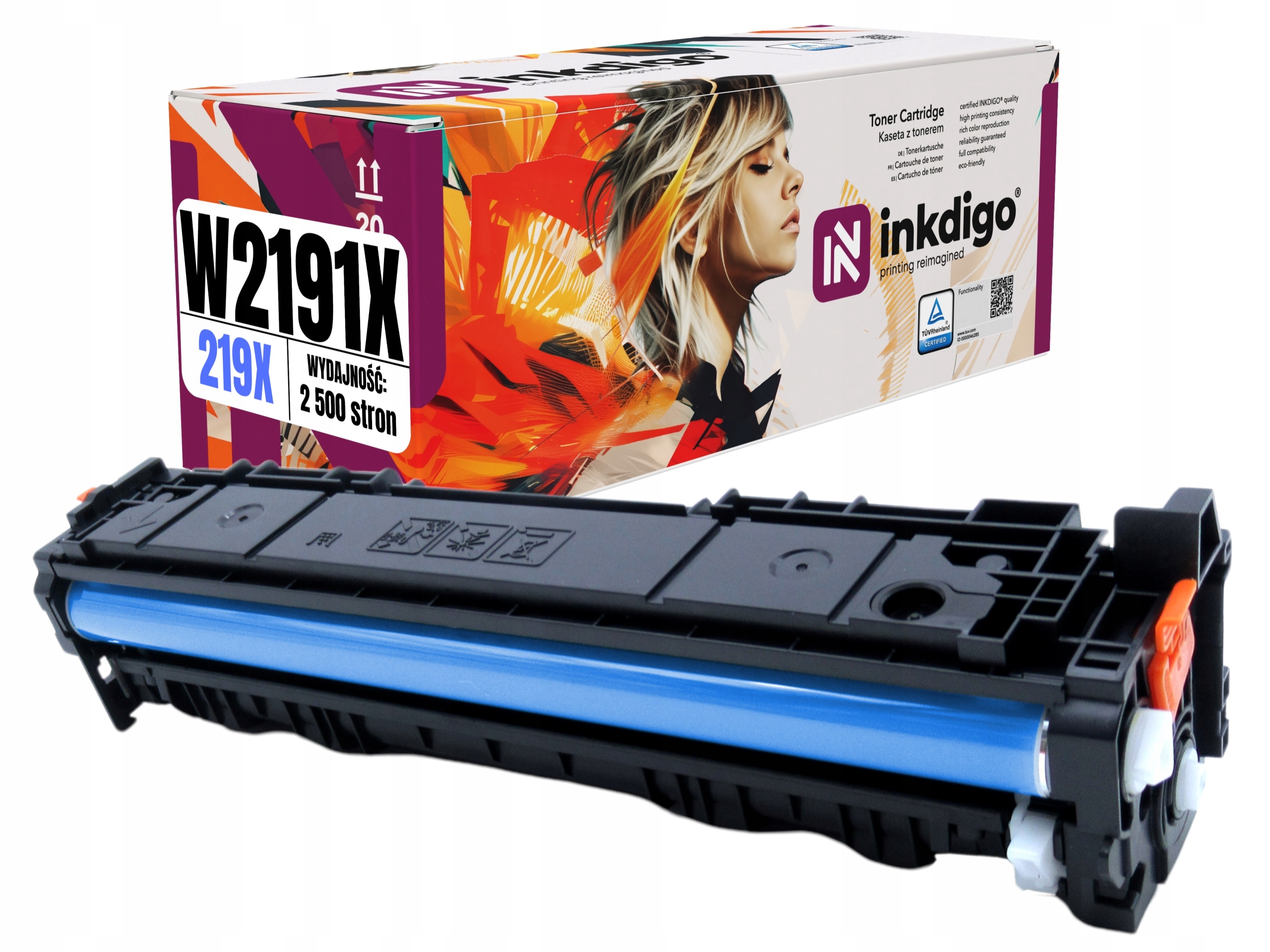 Modrý Toner Pro Hp Color Laserjet Pro 3302sdw 3202dn Náhrada W2191X
