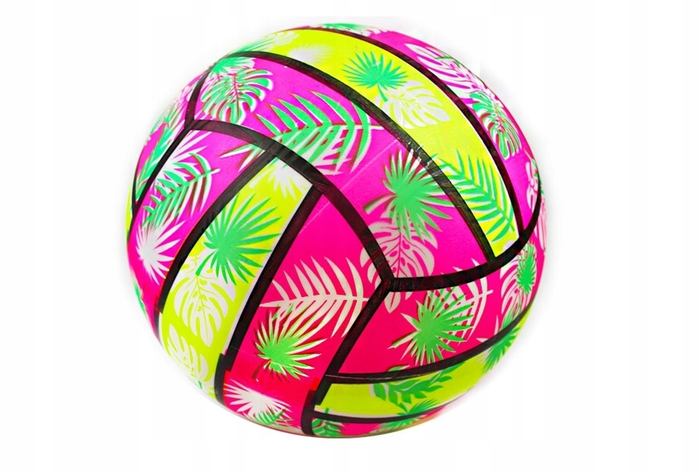 24cm DUŻA GUMOWA KOLOROWA PIŁKA DO GRY PALMY 4178 Marka nicola.toys