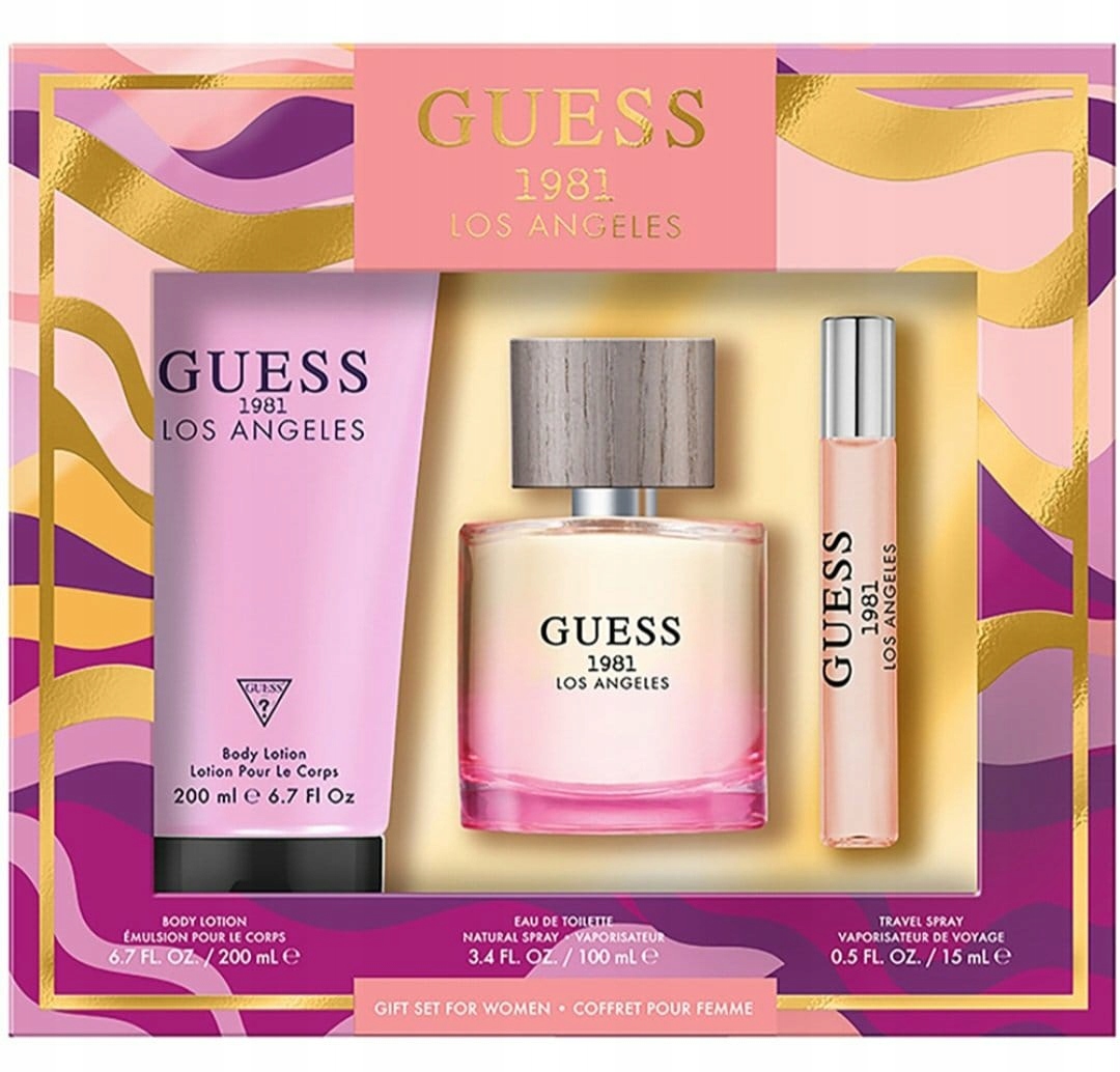 Sada Guess Guess 1981 Los Angeles Toaletní voda 100 ml tělový balzám