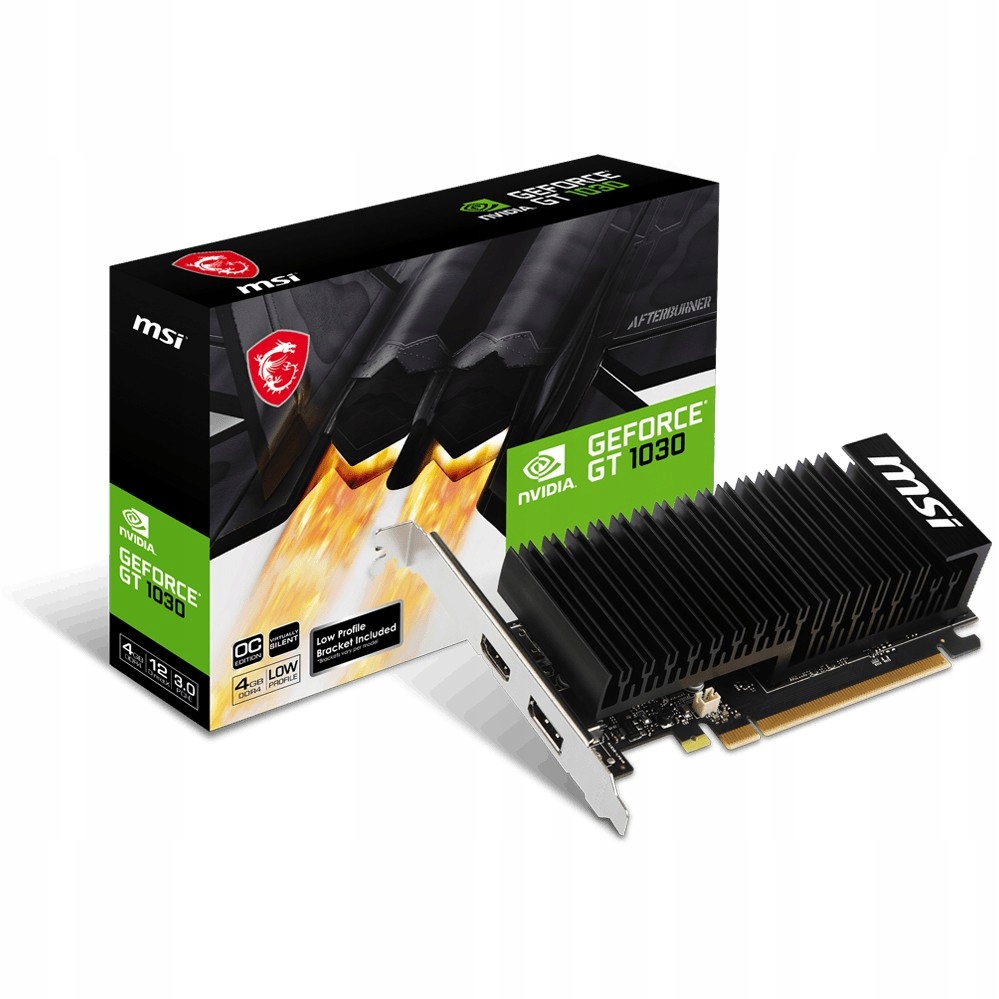 GT1030 4GB Msi Oc Lp 1430MHz DDR4 Passive