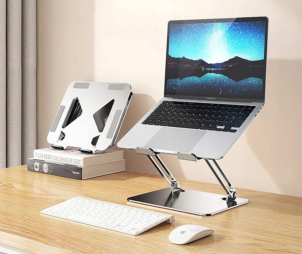 SOUNDANCE Podstawka Laptopa Obracana Ergonomiczna Regulowana Czarna — miniatura 11