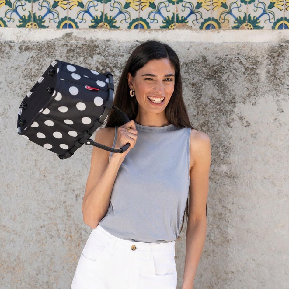 KOSZ ZAKUPOWY Carrybag Frame XS Dots white Reisenthel Marka Reisenthel