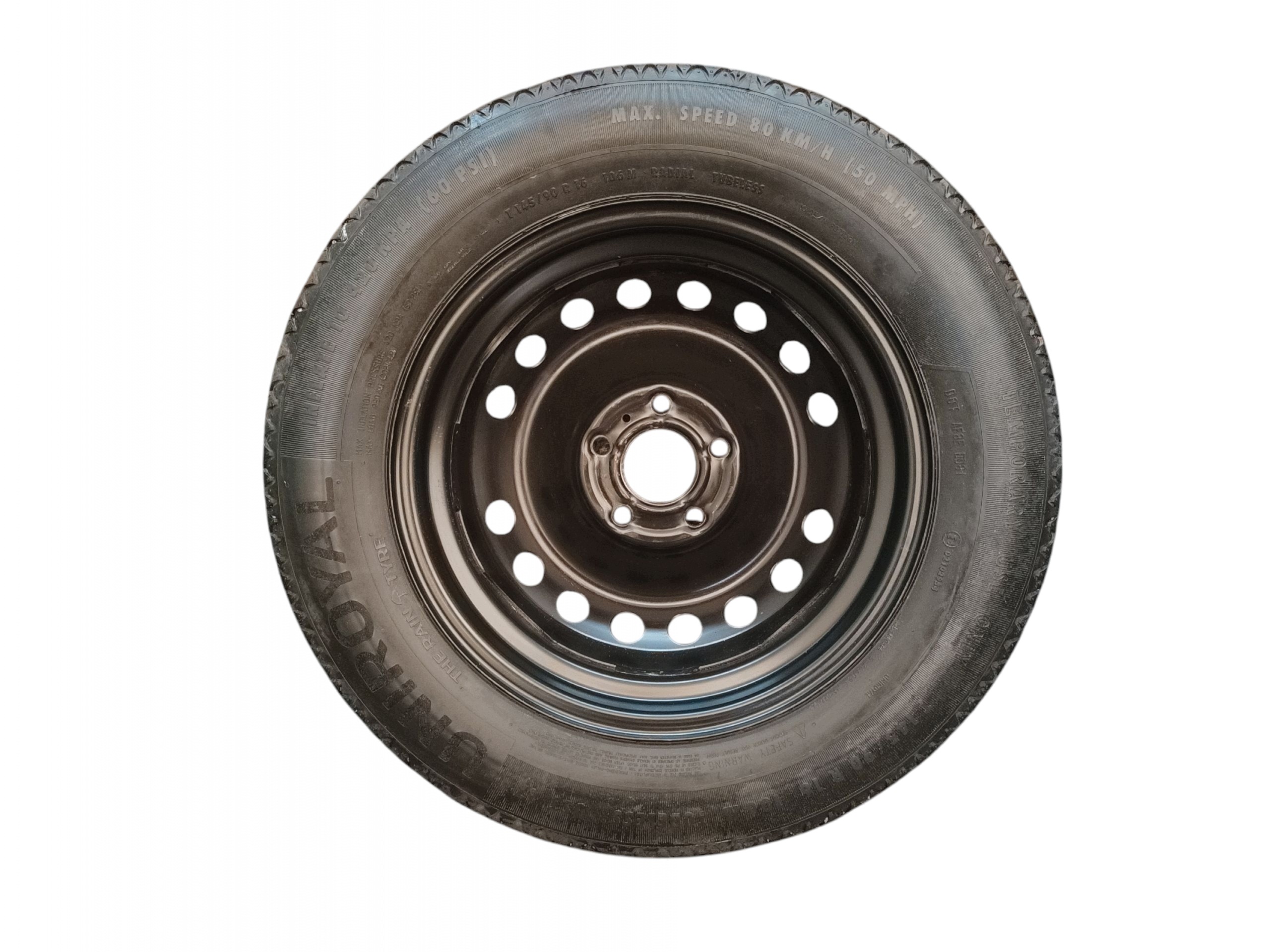 roue roue de secours roue de secours 16'' RENAULT KADJAR 145/90/16 5X114,3 UNIROYAL
