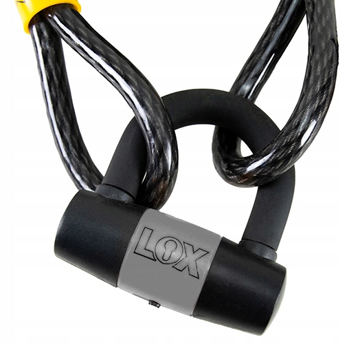 КРЕПКАЯ КРЕПКАЯ ЗАСТЕЖКА НА ЗАМОК ДЛЯ БЕЗОПАСНОСТИ ВЕЛОСИПЕДА, ЗАМОК НА ВЕРЕВКЕ